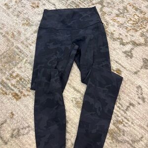 Lululemon  Black Camouflage Leggings